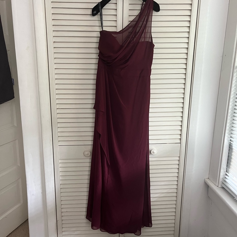 Bill Levkoff one shoulder dress